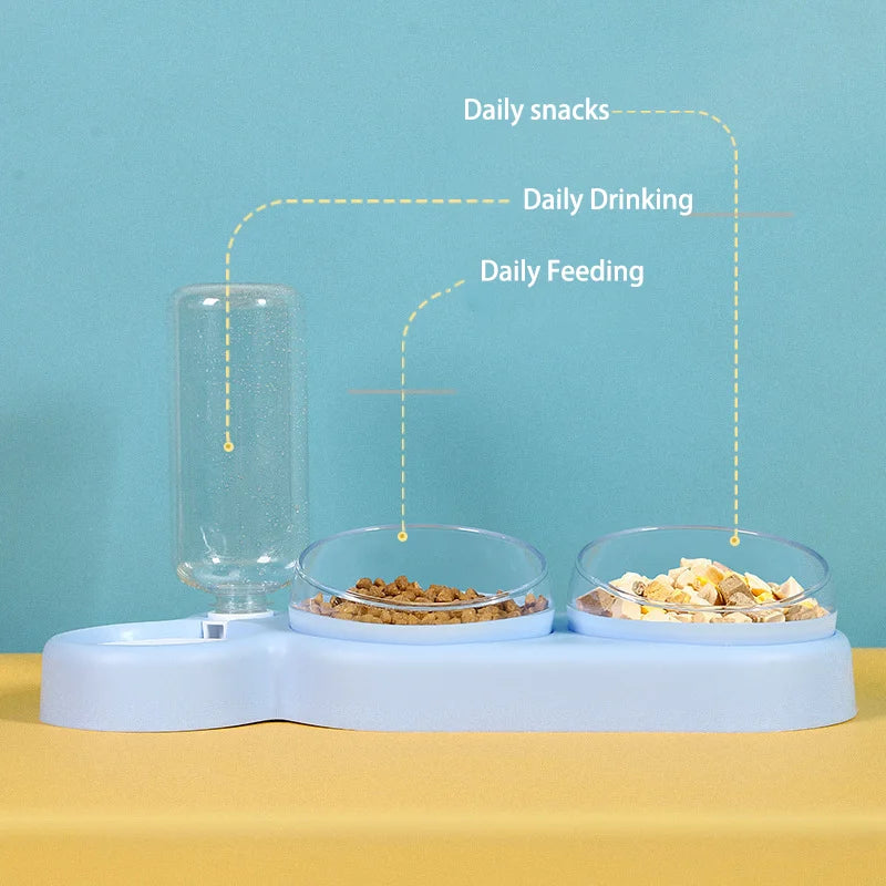 3 in 1 Snail Pet Feeding Bowl with Water Dispenser My Store 2