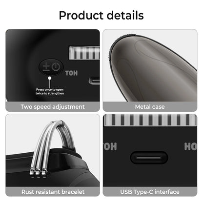 Barber Massager Professional Vibration Massager Barbershop Cordless Handheld Heat Massager USB Body Neck Back Head Face Massager