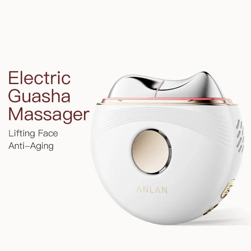 N Electric Guasha Massager EMS Face Lifting Anti-aging Remove Edema Firming Skin Clod Heat Scraping Skincare Beauty Device