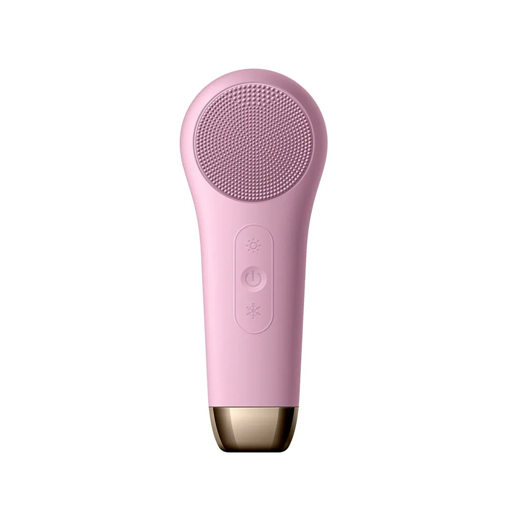 Electric Face Cleanser Facial Cleansing Brush Silicone Ultrasonic Vibration Deep Pores Blackhead Cleaning Washing Skin Massager