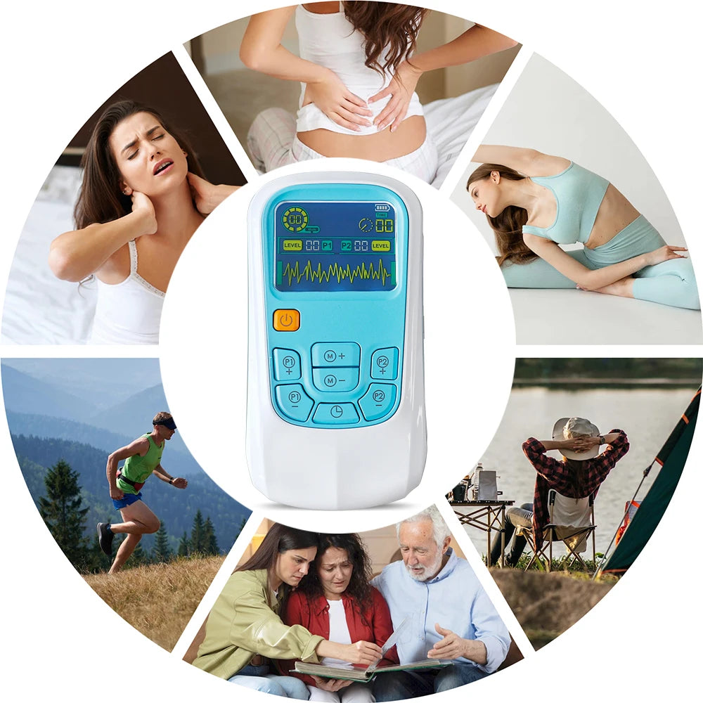 25 Modes 50 Levels EMS Tens Electroestimulador Muscular Massager Neck Shoulder Back Pain Relief Electric Physiotherapy Massage