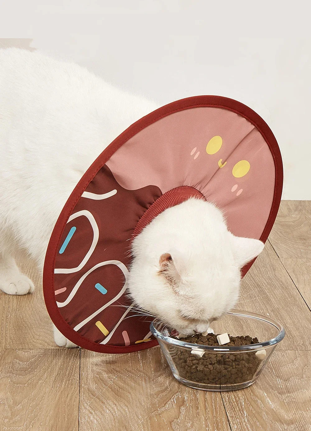 Pet Collar Anti Bite Surgical Anti Lick Wound Healing Protection Sunflower Shaped Cat Recovery Collar Elizabethan Collar