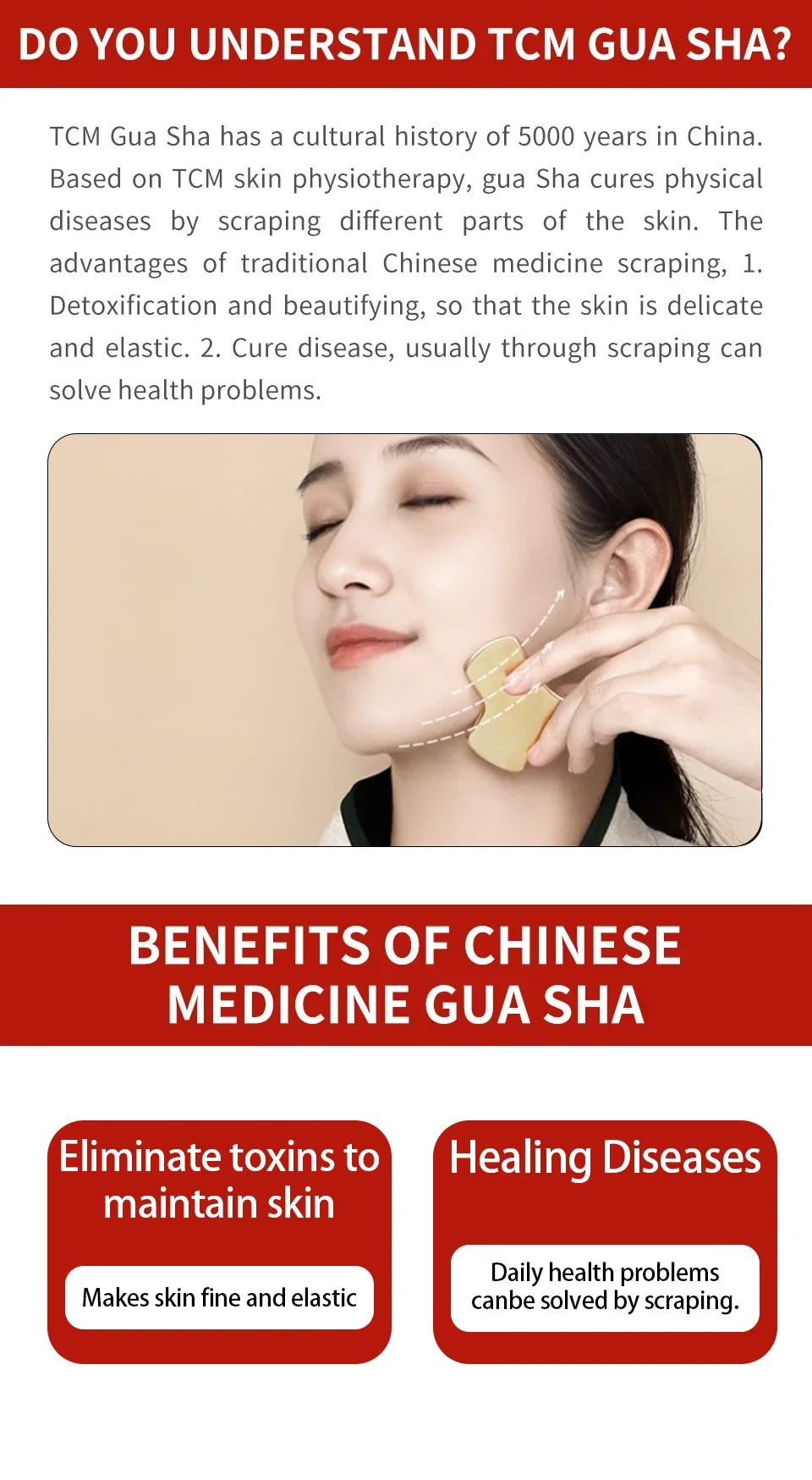 Beauty Health Facial Ma GuaSha Scraping Eye massage device Massage Tools Anti Wrinkle Skin Tighten Physical therapy Massage Tool