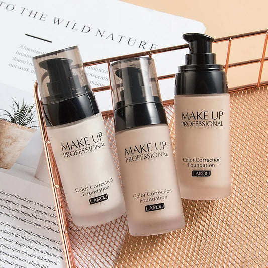 LAIKOU Makeup Base Face Liquid Foundation BB Cream Concealer Moisturizer Oil-control Whitening Makeup 40g