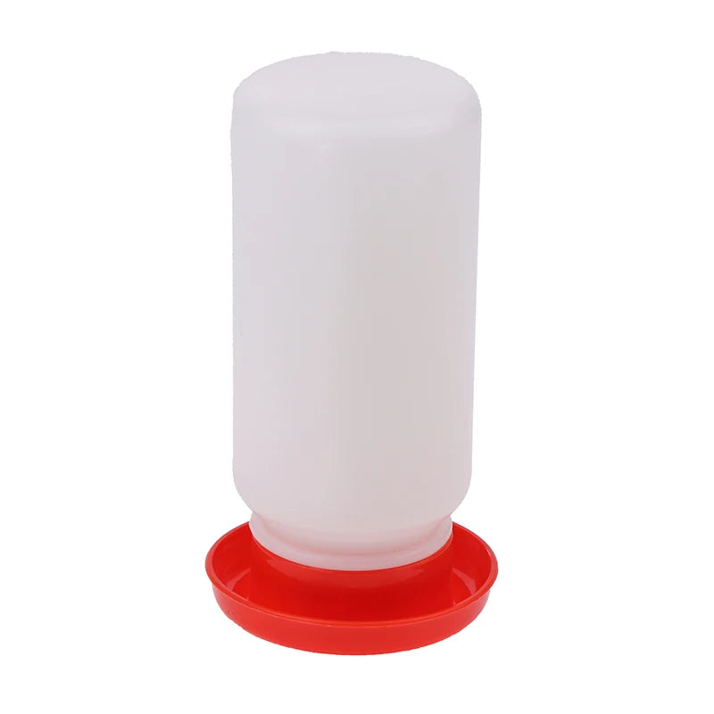 [F] Poultry Thickened Feeder And Drinker Water Food Dispenser Automatic Chicken Birds Chick Waterer Feeding Bucket Container