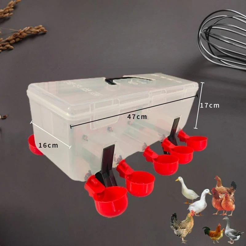 Poultry Breeding Chickens Automatic Water Dispenser Duck Feeding Sink Automatic Water Bowl Geese Farm Animal Watering Supplies