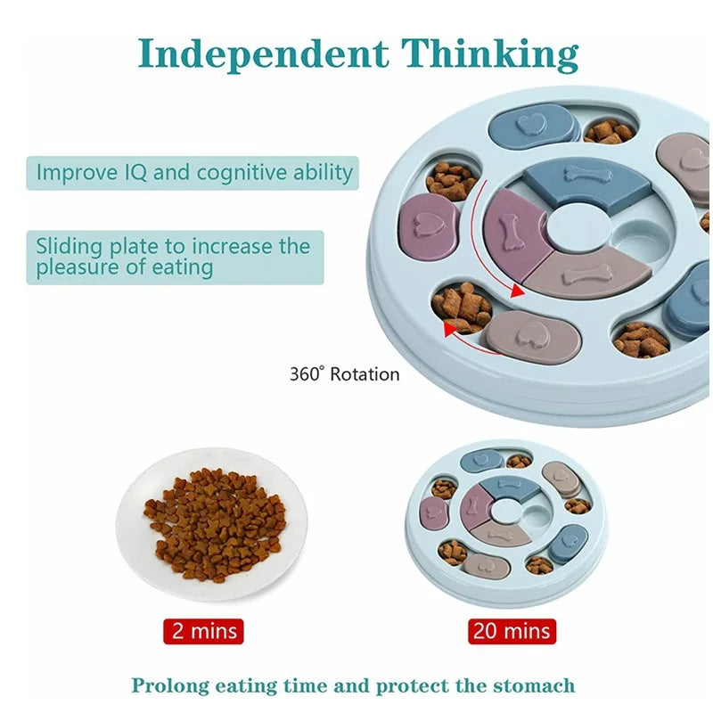 A Dog Food Hiding Bowl, Slow Food Training, Dog Educational Toy To Relieve Boredom, Interactive Educational Feeding Toy
