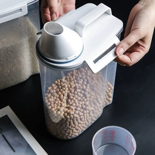 Premium Pet Food Storage Container with Airtight Seal - Durable, Large Capacity, Easy Clean & Stylish Design for Dogs & Cats