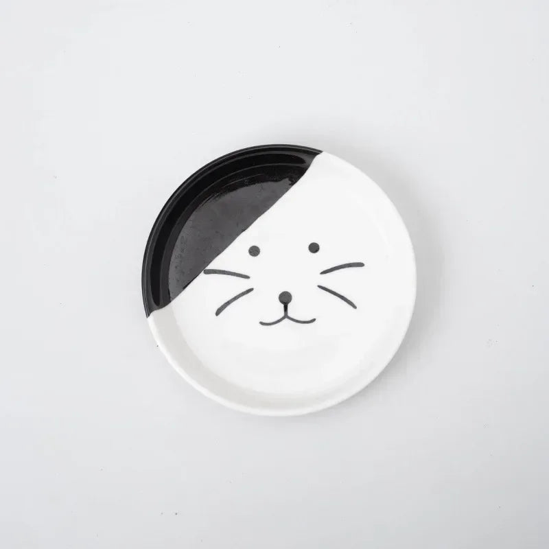 Pet Stand Bowl Ceramic Cat Food Bowl High Foot Raised Feeding Bowl For Cats Dogs Outdoor Drinking Feeding Pet Supplies Daily Use