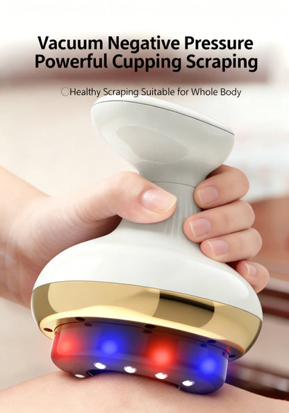 Electric Massage Meridian Brush Universal Body Dredging Cupping Scraping Instrument  Abdominal And Back Massager For Home