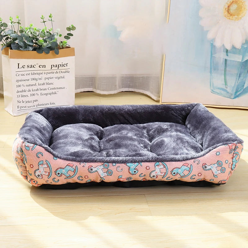 Pet Dog Bed Sofa Mats Winter Pet Products Coussin Chien Accessories Dogs Basket Supplies For Large Medium Small House Cat Bed Dureve