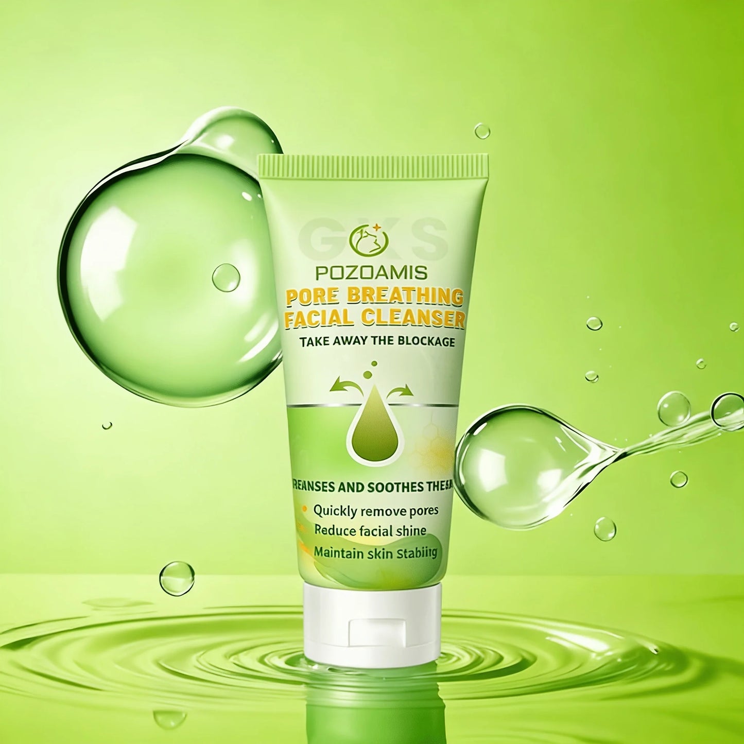 Facial cleanser gently cleanses and soothes the skin, leaving it smoother and more delicate. Suitable for both men and wome