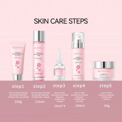 Moisturizing10pieces skin care set, hydrating, moisturizing,brightening and tender skin,whitening and moisturizing essence