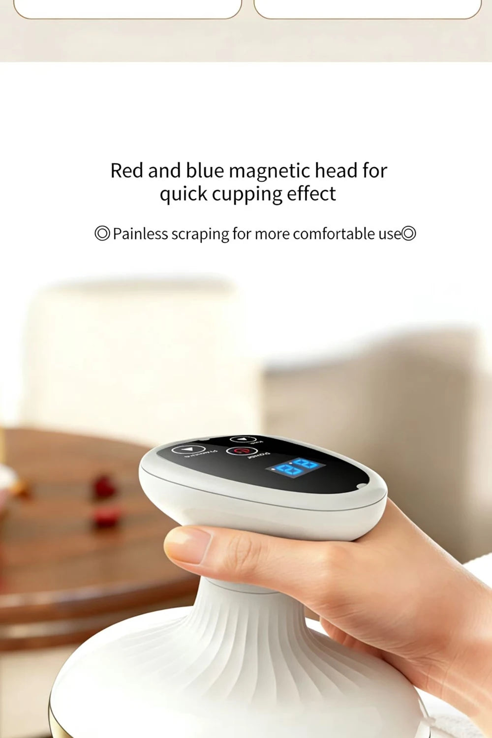 Electric Massage Meridian Brush, Universal Body Mud Scraping, Cupping Scraper, Abdominal and Back Massager, for Home Use