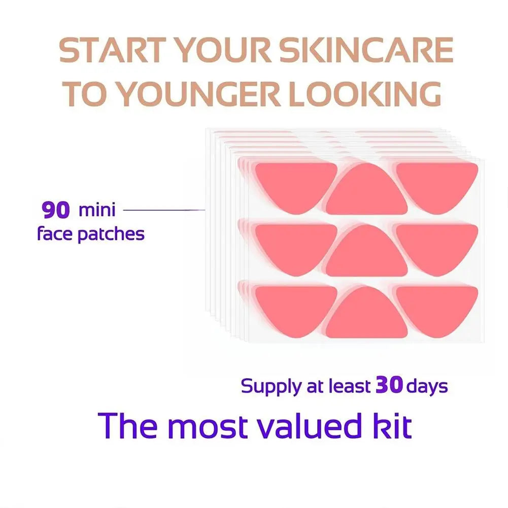 Silicone Facial Anti Wrinkle Patches Forehead  Face Smile Lines Anti-Ageing Wrinkle Prevention Face Patches Skin Care Tool