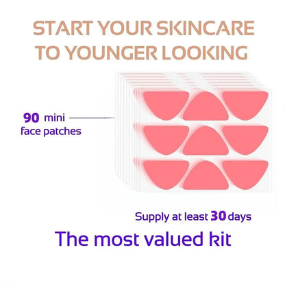 Silicone Facial Anti Wrinkle Patches Forehead  Face Smile Lines Anti-Ageing Wrinkle Prevention Face Patches Skin Care Tool