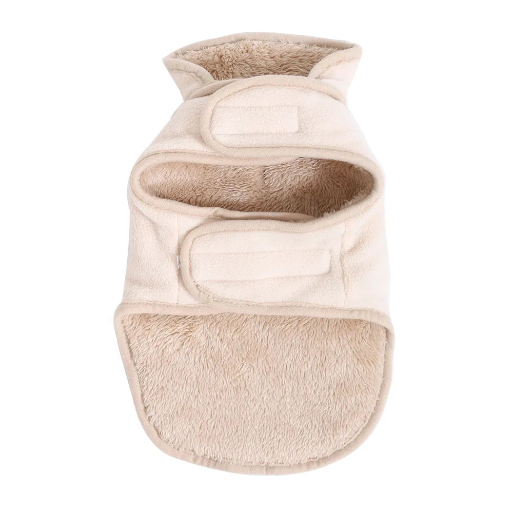Pet Cat Clothes Fleece Reversible Jacket Sweater For Cats Dogs Soft Fleece Winter Warm Kitten Puppy Padded Vest Apparel Costume