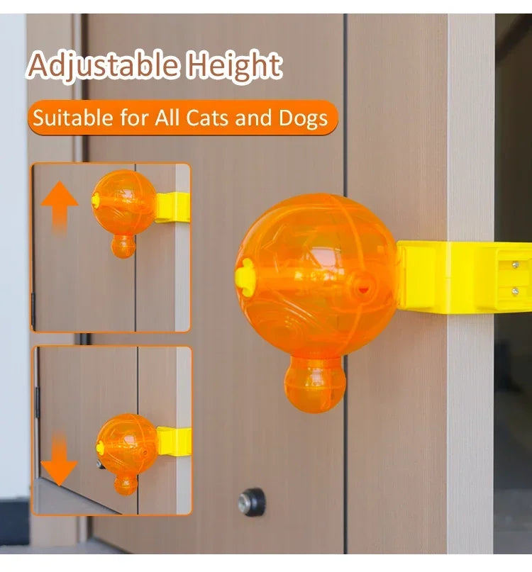 Pet Self-Service Feeder Dog Feeder Ball, Slow Food Dispenser Toy Pet Reward Machine for Small Dogs & Cats Anti-Gulping