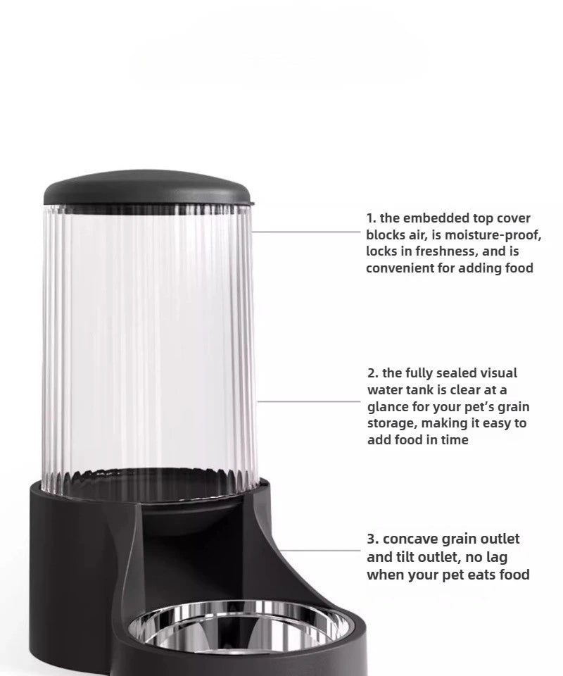 Cat Water Dispenser Moisture-proof Feeders and Water Fountain Large Capacity Detachable Design Cat Accessories for Cats