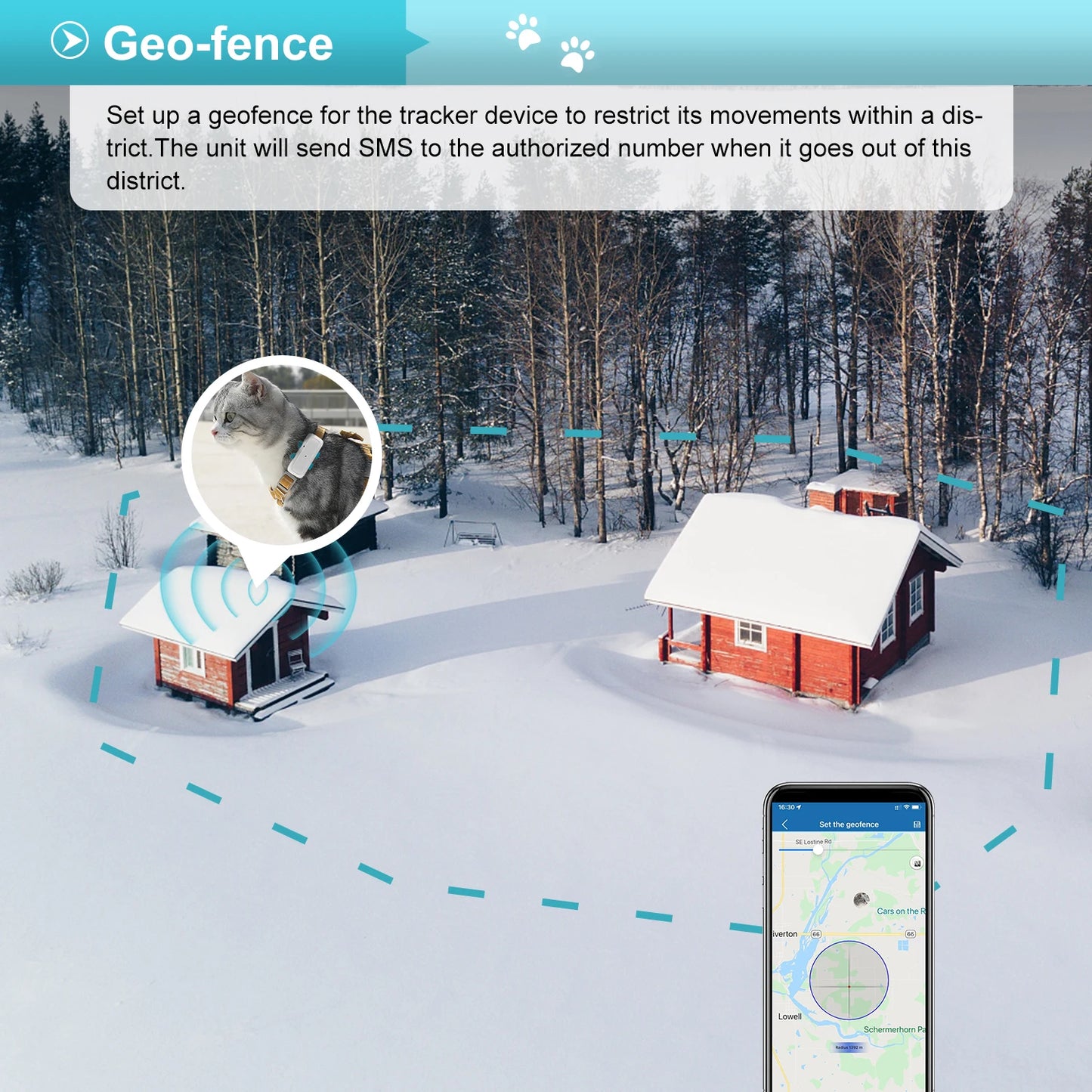 4G GPS Locator Mini GPS Pets Tracker 4G Dog Cat GPS Tracker Pet 4G Best Dog GPS Tracker With Free APP Waterproof IP67