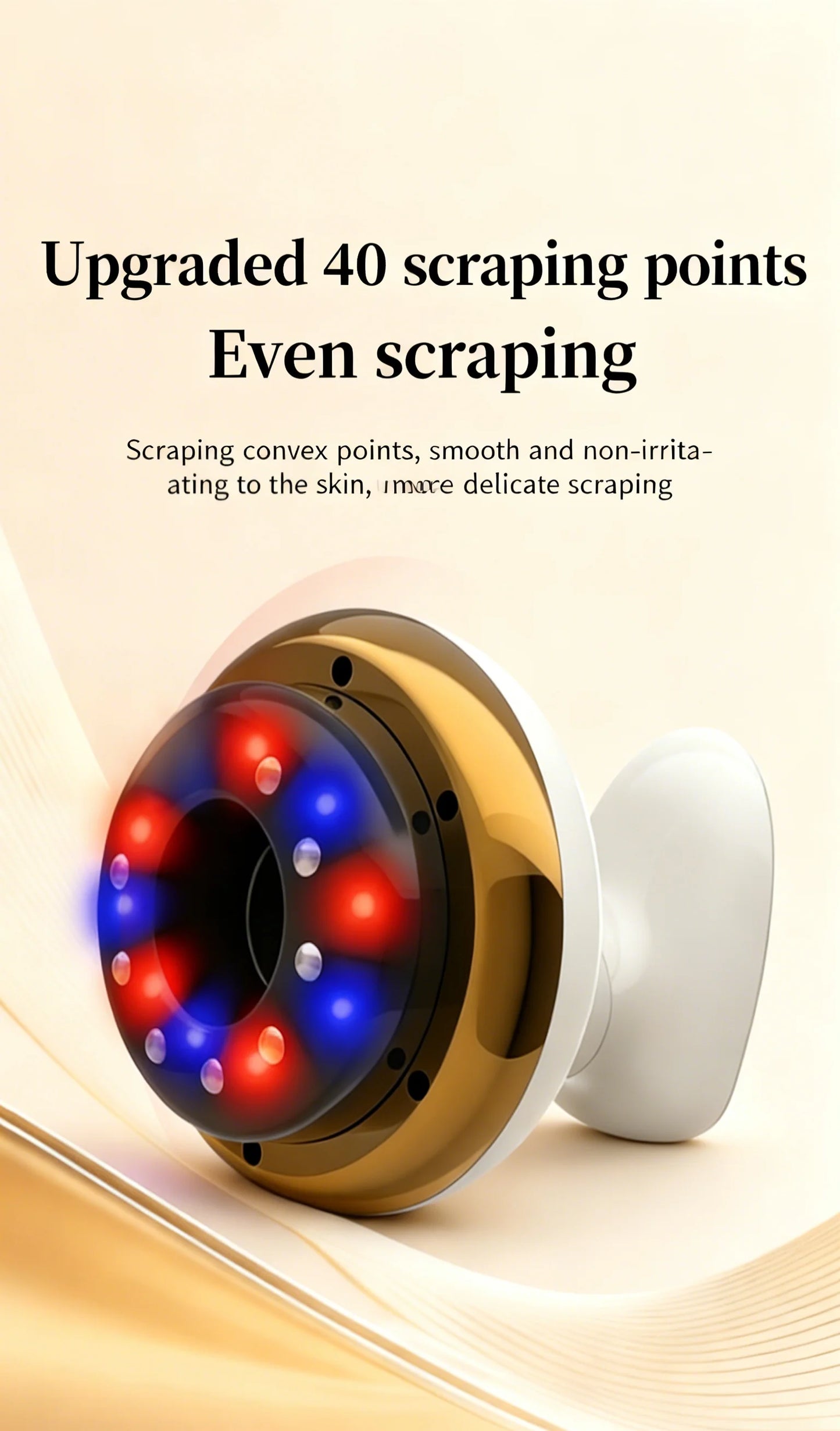 Electric Massage Meridian Brush Universal Body Dredging Cupping Scraping Instrument  Abdominal And Back Massager For Home