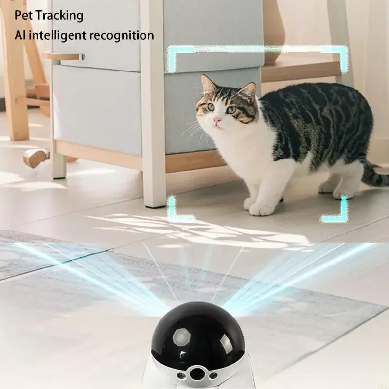 360 Degree Rotating Pet Camera with Two Way Talk Function and Night Detection Robot Cameras for Home Security Dureve