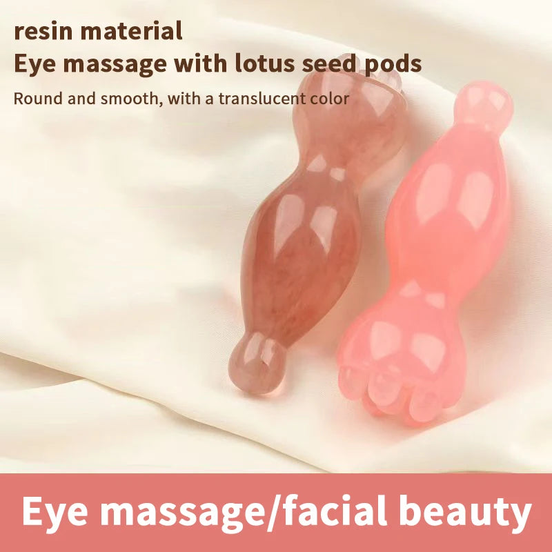 Smooth Face Massage Tools Resin Gua Sha Face Skin Care Massage Sticks Lotus Seedpod Shape Massager Facial Physiotherapy Tool