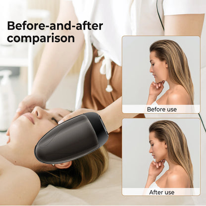 Barber Massager Professional Vibration Massager Barbershop Cordless Handheld Heat Massager USB Body Neck Back Head Face Massager