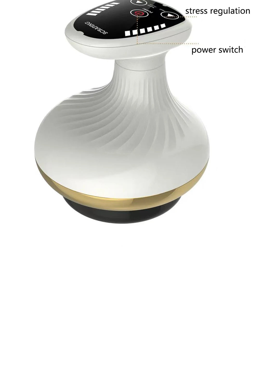 Electric Massage Meridian Brush, Universal Body Mud Scraping, Cupping Scraper, Abdominal and Back Massager, for Home Use