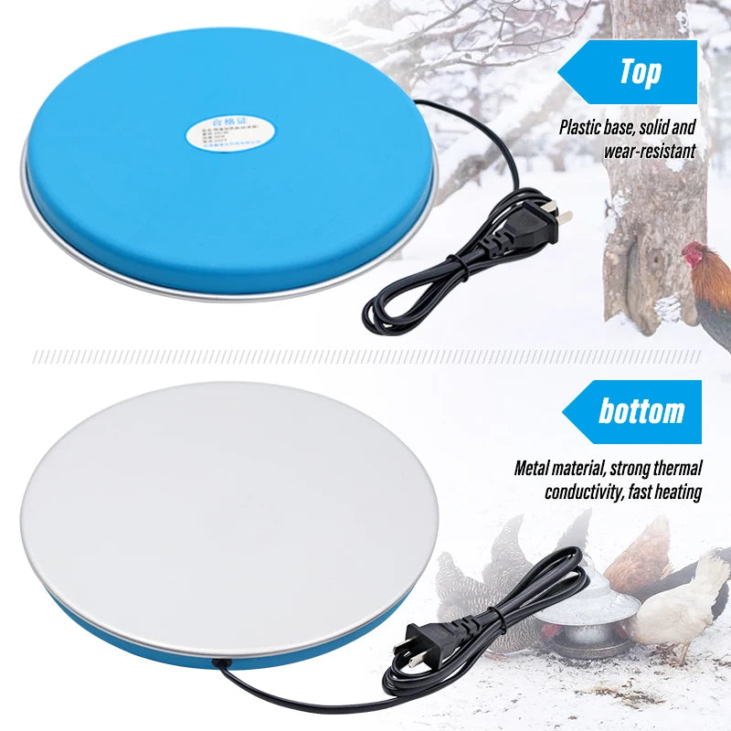 Poultry Pet Animals Chicken Drinking Heating Water Heater Agriculture Equipment  220V Farm Drinker for bird Chicken Drinker