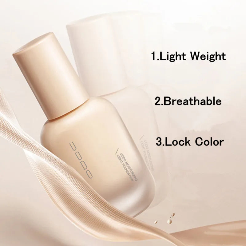 UODO Matte Face Make Up Liquid Foundation Primer Oil Control Hydrating Moisturizing Concealer Skin Care Long-lasting