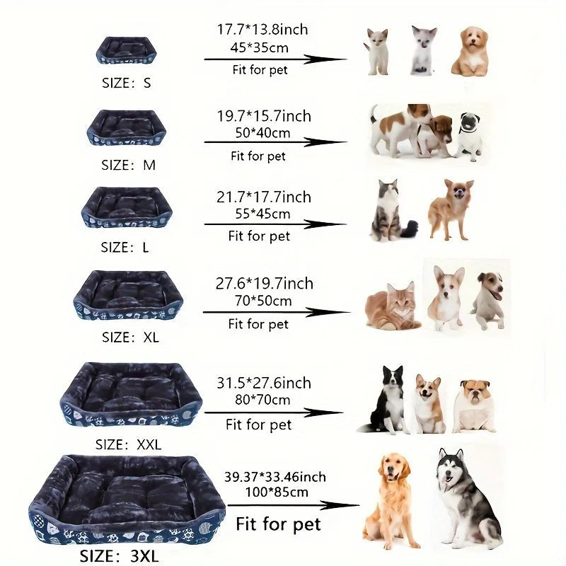 Pet Dog Bed Sofa Mats Winter Pet Products Coussin Chien Accessories Dogs Basket Supplies For Large Medium Small House Cat Bed Dureve