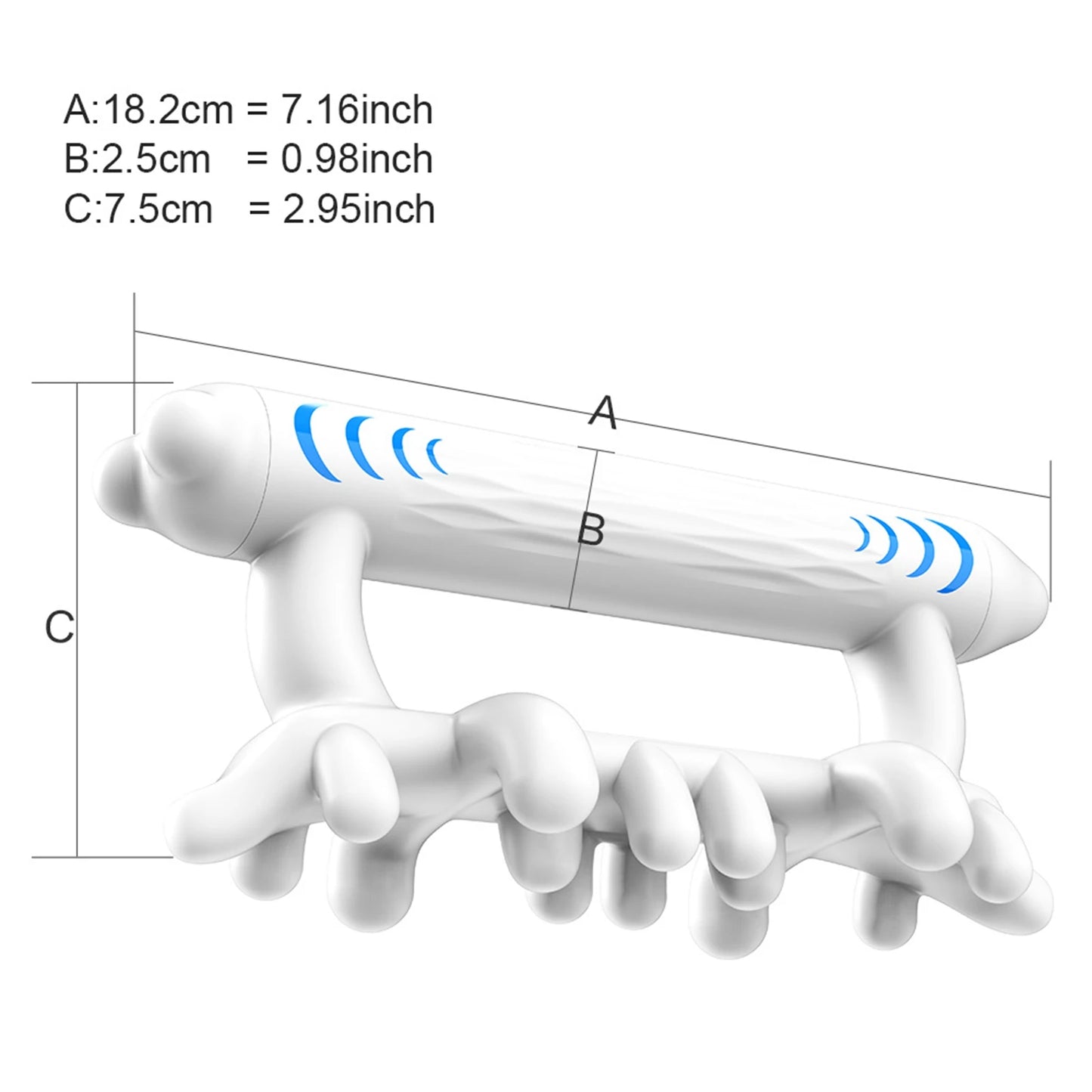 Fascial Release Massager Fascia Massage Tool Manual Relieve Fatigue Deep Tissue Fascia Massaging Tool for Neck Shoulders Calves