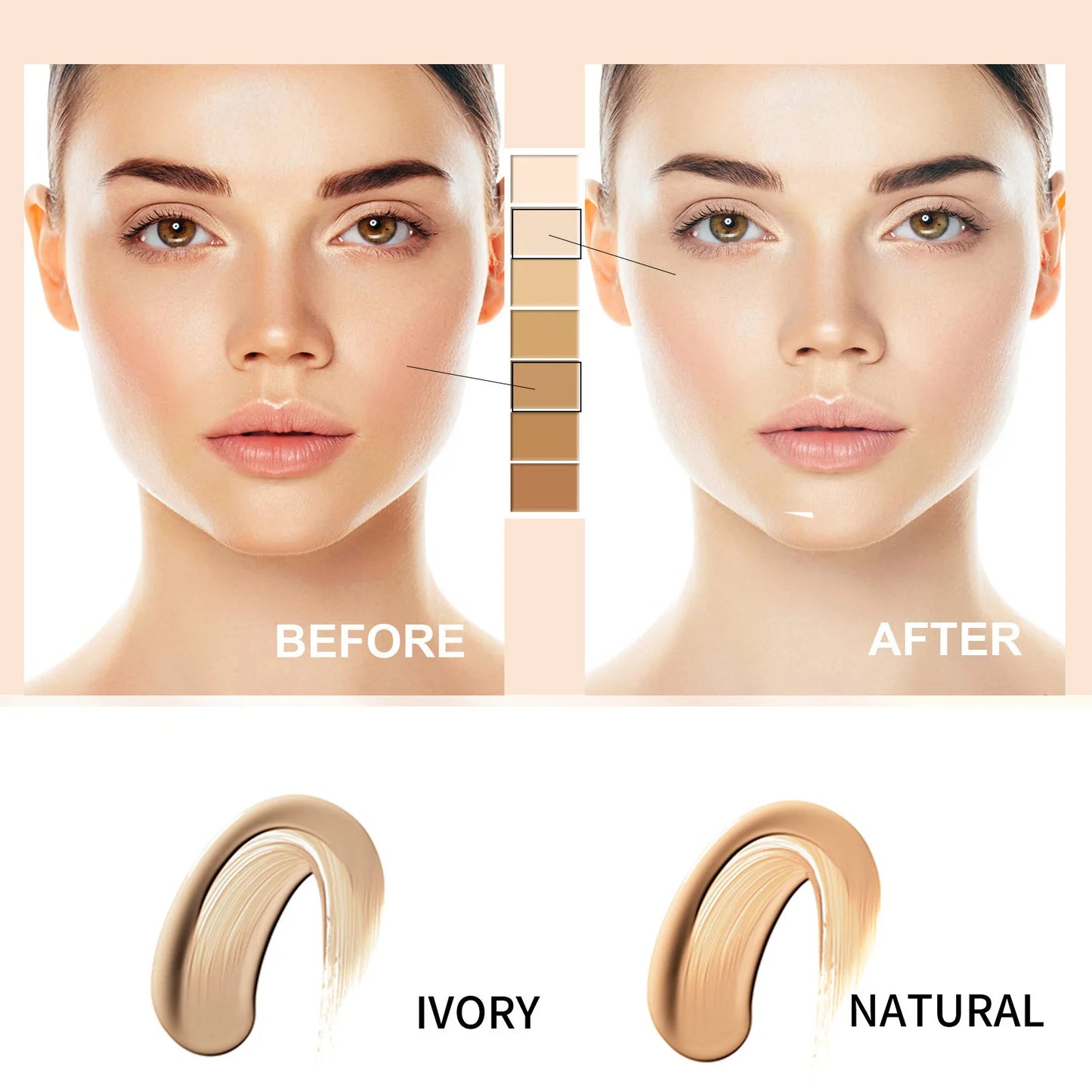 Moisturize Skin Before Makeup, Concealer Skin, Brighten Skin, Soften Skin, and Isolate Foundation Make-up Before Makeup