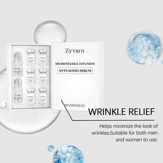 Facial Serum Roller Kit - Gentle Nourishing Formula for Delicate Skin, Improves Elasticity for Daily Skin Maintenance