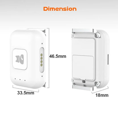 GPS Pet Locator Smart Collar with Colorful LED Flash IP67 Waterproof Pet Pedometer Calorie Health Data Monitoring Mini Tracker