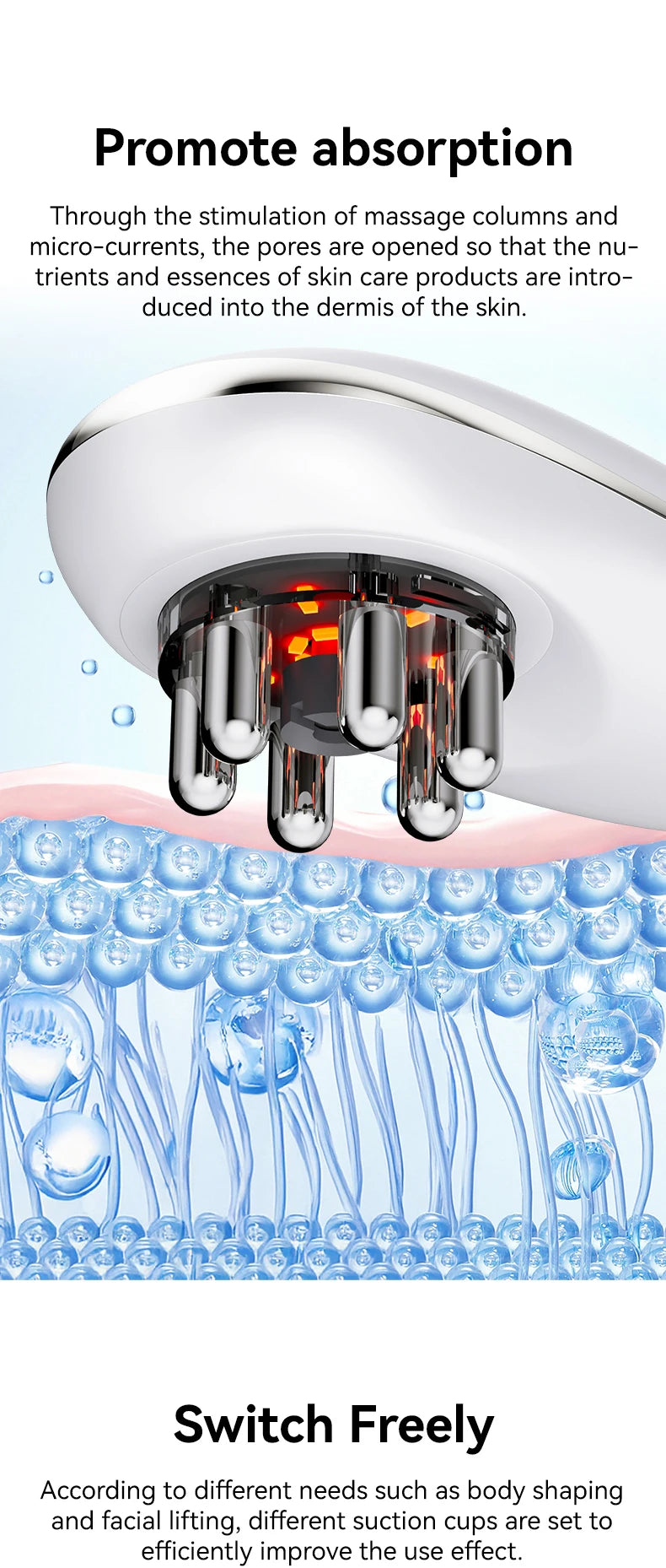 Electric Face And Body Sculpting Massager Anti Cellulite Slimming Weight Loss Beauty Massage Tools For Home Use