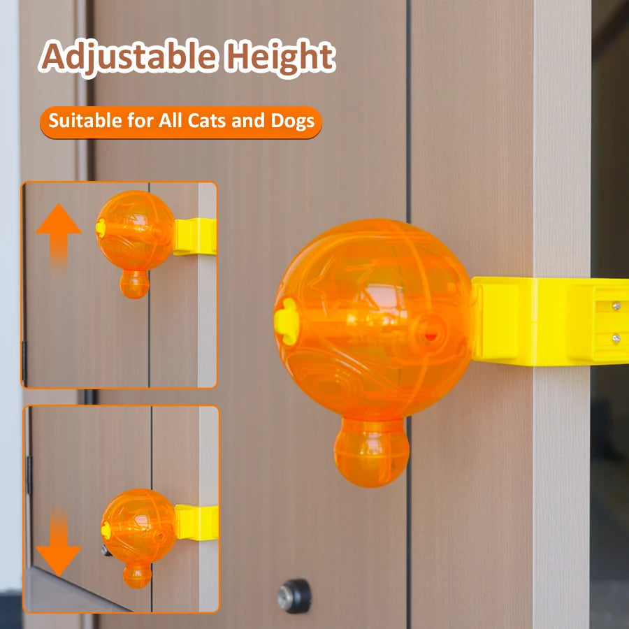 Pet Self-Service Feeder Dog Feeder Ball, Slow Food Dispenser Toy Pet Reward Machine for Small Dogs & Cats Anti-Gulping