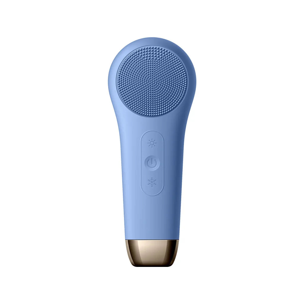 Electric Face Cleanser Facial Cleansing Brush Silicone Ultrasonic Vibration Deep Pores Blackhead Cleaning Washing Skin Massager