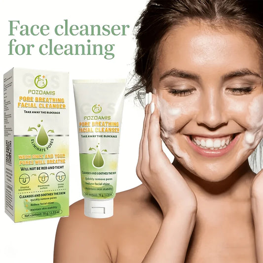 Facial cleanser gently cleanses and soothes the skin, leaving it smoother and more delicate. Suitable for both men and wome