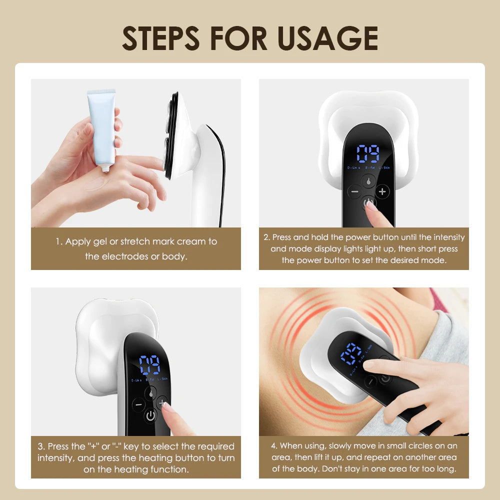 EMS Abdominal Massager For Leg Arm Waist Slimming Fitness Belly Fat Burning Body Contouring Home Beauty Sculpting Tighten Device