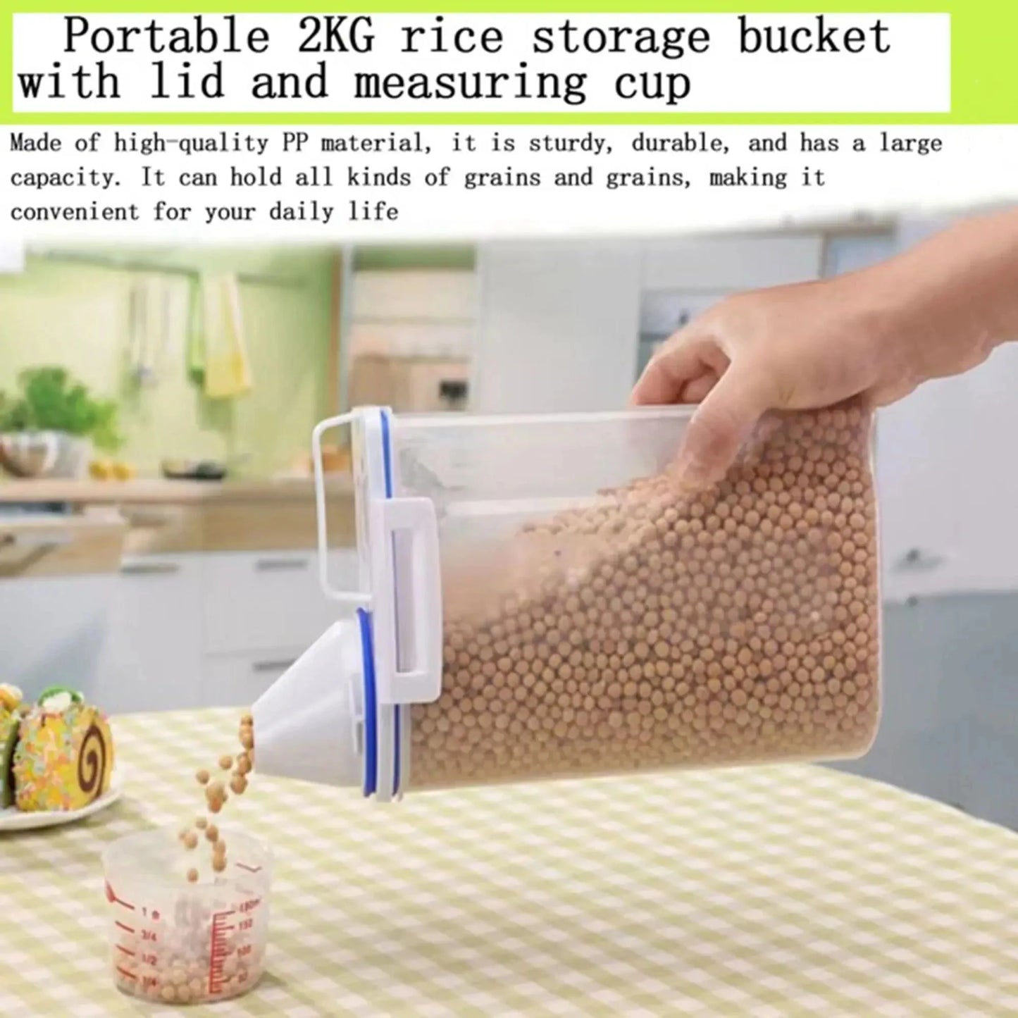 Premium Pet Food Storage Container with Airtight Seal - Durable, Large Capacity, Easy Clean & Stylish Design for Dogs & Cats