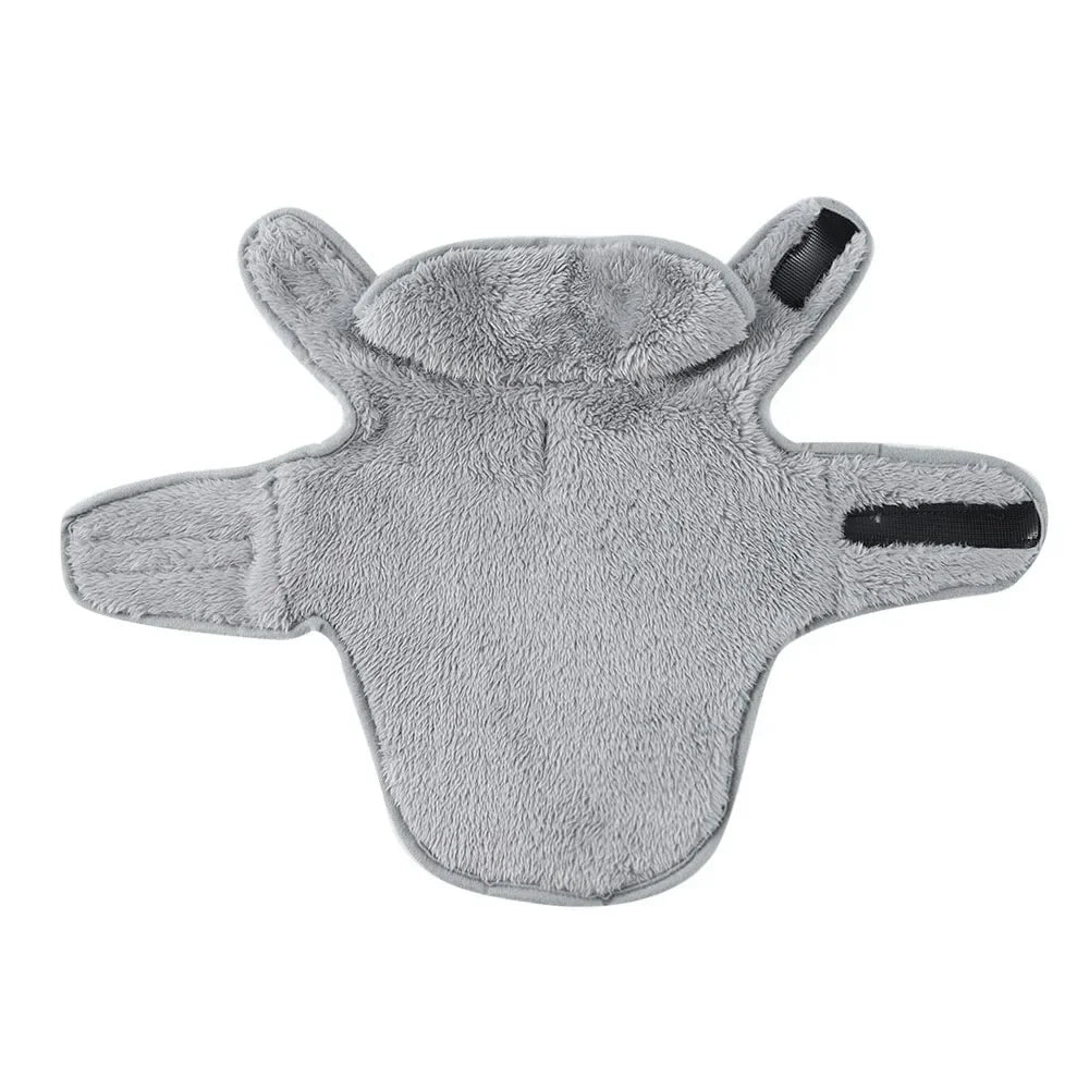 Pet Cat Clothes Fleece Reversible Jacket Sweater For Cats Dogs Soft Fleece Winter Warm Kitten Puppy Padded Vest Apparel Costume