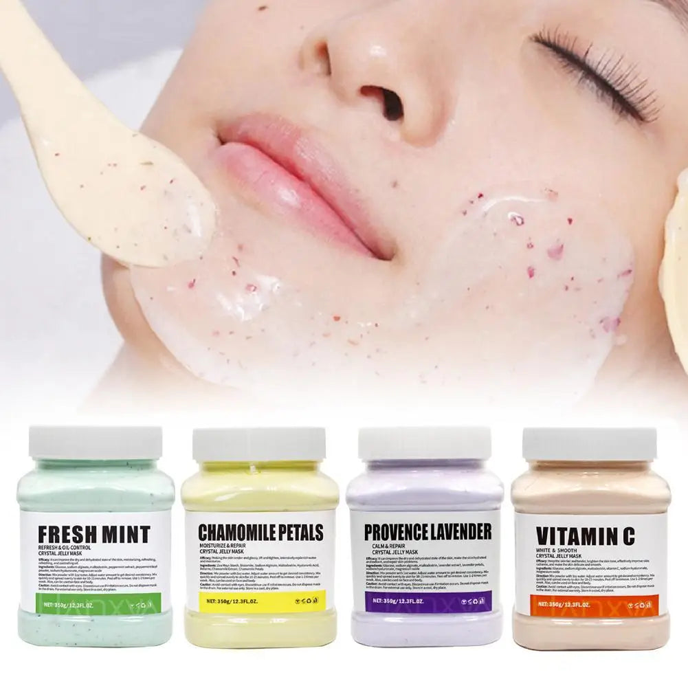 Jelly Mask for Facial Professional Rose Smooth Face Mask Skin Care, Hydrated Nourished Hydro Jelly Mask Powder,Gel Peel Off Mas