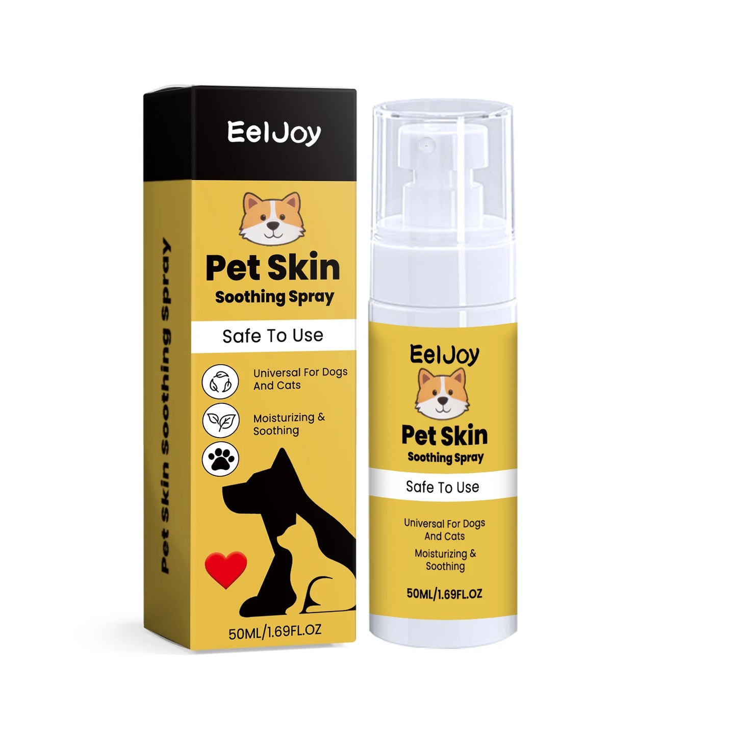 Pet Skin Care Spray - Gentle Cleaning and Care for Cat and Dog Skin, Specially Designed Pet Care Spray