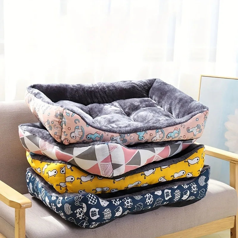 Pet Dog Bed Sofa Mats Winter Pet Products Coussin Chien Accessories Dogs Basket Supplies For Large Medium Small House Cat Bed Dureve