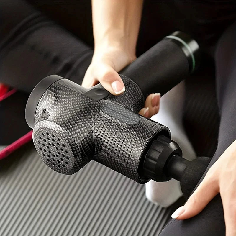 Fascia Gun Professional Fascia Gun Muscle Massager LCD Intelligent Variable Speed Vibration Electric Fascia Gun