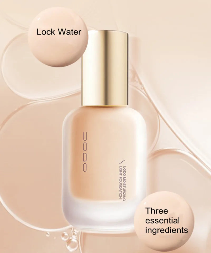 UODO Matte Face Make Up Liquid Foundation Primer Oil Control Hydrating Moisturizing Concealer Skin Care Long-lasting