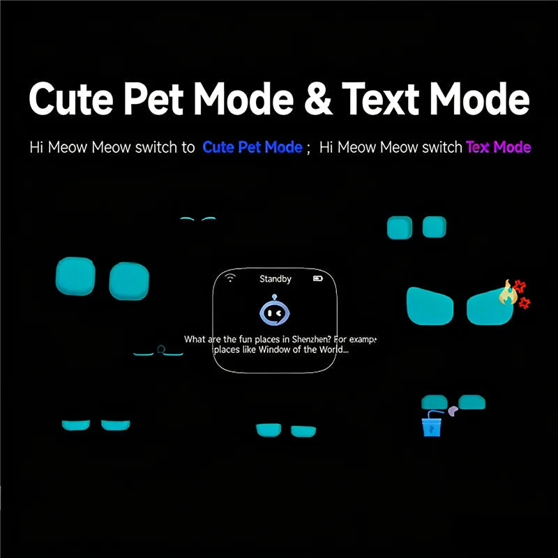 AI Smart Electronic Pet | Smart Voice Chatbot,Rsonalized AI Companion,Emotional Interaction,Chatbot AI Deepseek,Holiday Gifts Dureve