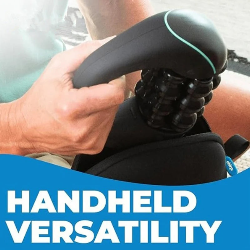 Electric Rolling Massager for Muscle Recovery & Pain Relief - Handheld Deep Tissue Massage Roller for Legs, Arms, Back